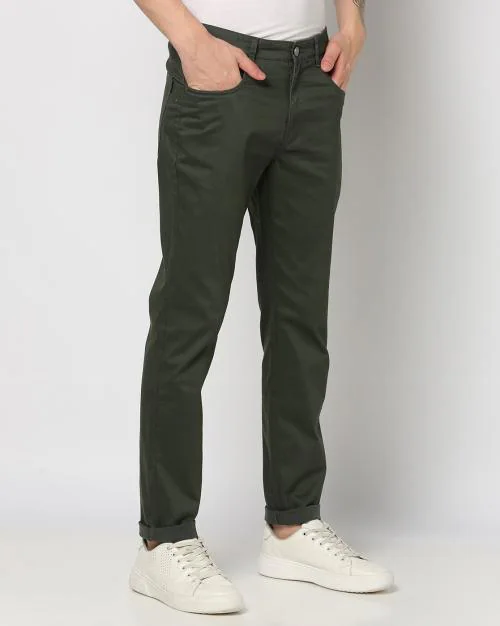 Men Slim Fit Chinos