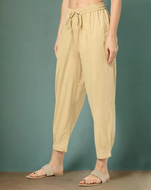 Women Pin-Tuck Straight Pants