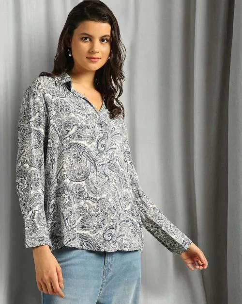 Women Paisley Print Regular Fit Shirt