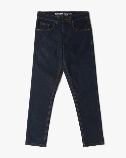Boys Lightly Washed Straight Fit Jeans