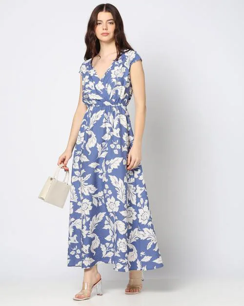 Women Floral Print A-Line Dress