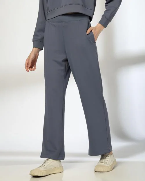 Women Straight Fit Scuba Pants