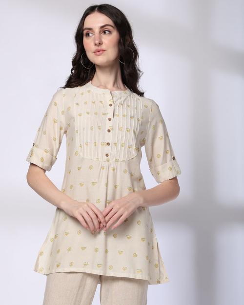 Women Geometric Print Tunic