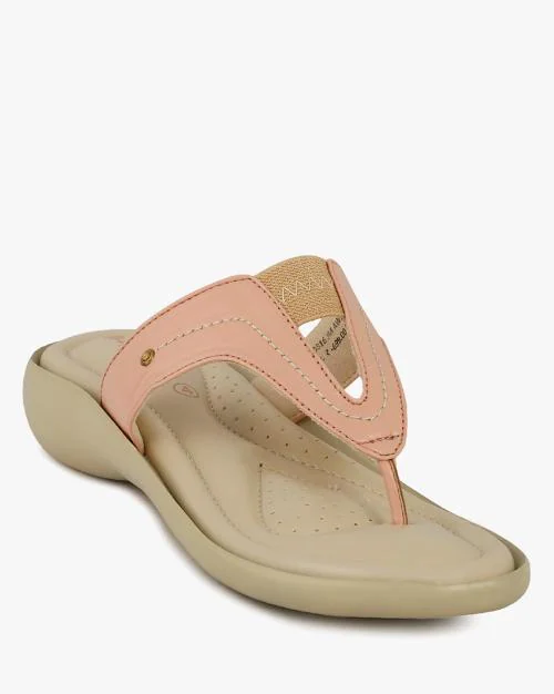 Thong-Style Heeled Sandals