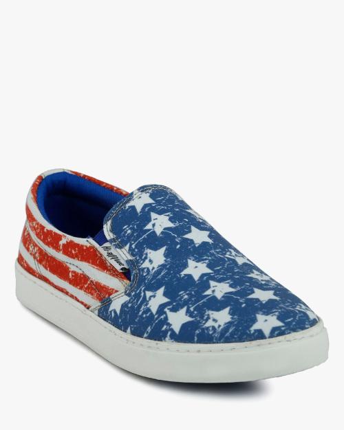 Printed Slip-On Sneakers