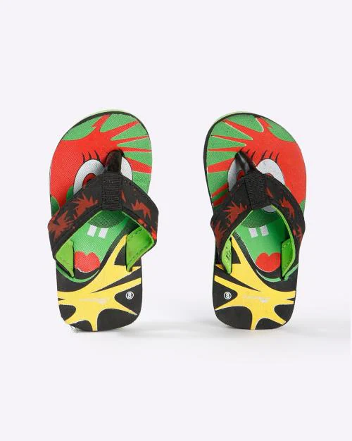 Spongebob Print Thong-Strap Flip-Flops