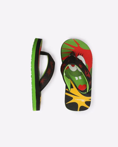 Spongebob Print Thong-Strap Flip-Flops