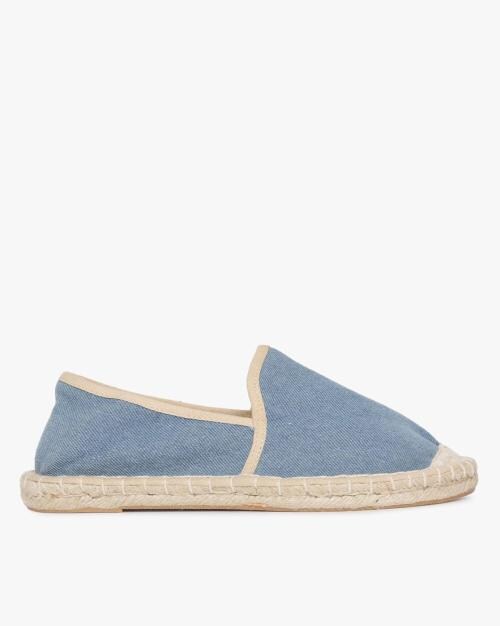 Denim Slip-On Espadrilles