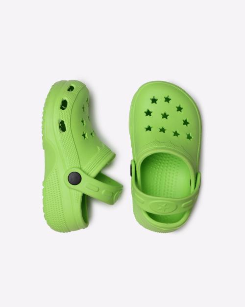 Slingback Clogs with Cutouts