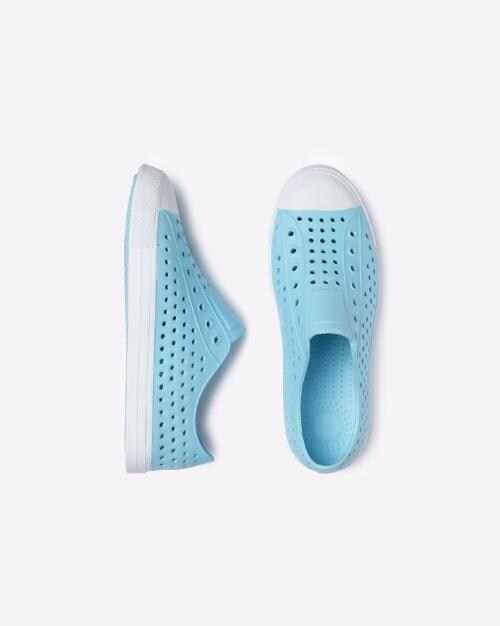 Laser-Cut Slip-On Casual Shoes
