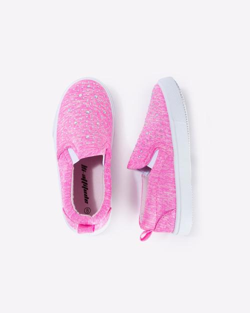 embellished slip on sneakers