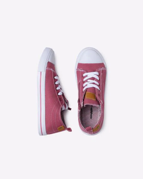 Lace-Up Low-Top Casual Shoes