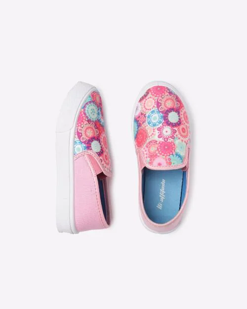 floral slip on shoes