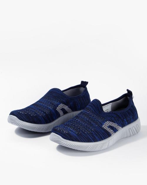 textured slip on shoes