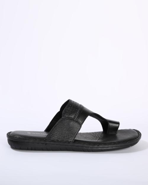 Panelled Toe-Ring Sandals