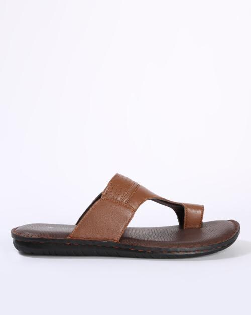 Panelled Toe-Ring Sandals