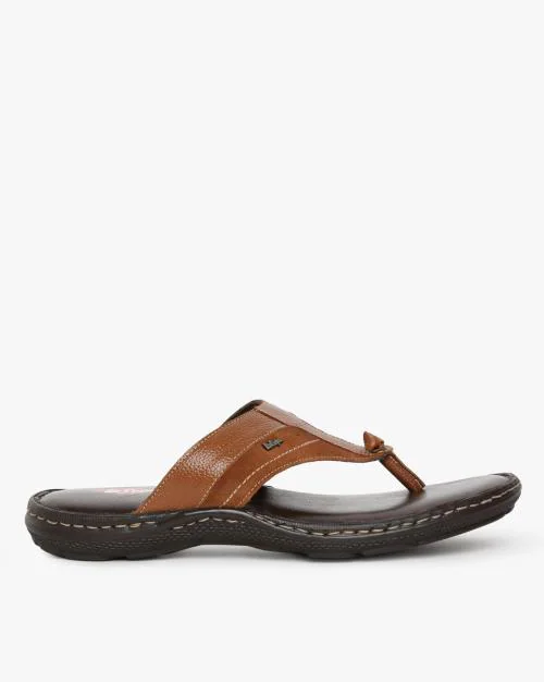 Leather Thong-Strap Sandals