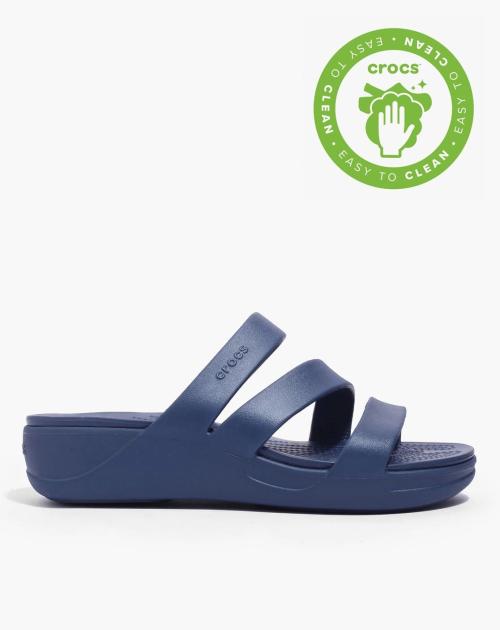 Monterey Crocs Strappy Slip-On Flat Sandals
