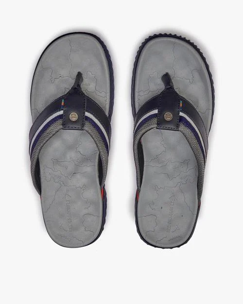 Webstar Genuine Leather Thong-Strap Flip-Flops