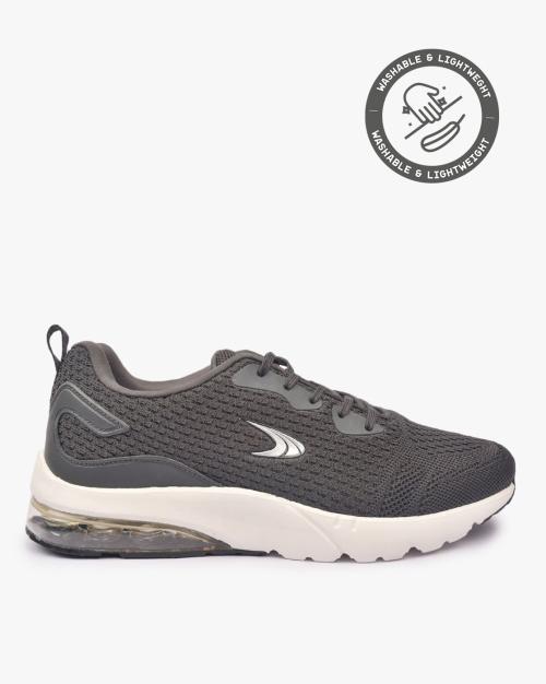 Textured Lace-Up Running Shoes