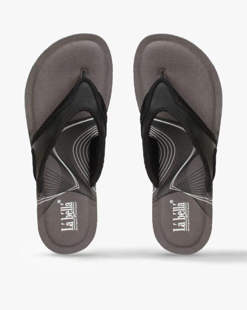 Thong-Strap Heeled Sandals