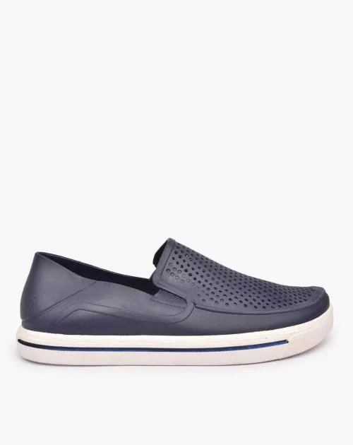 Perforated Slip-On Casual Shoes