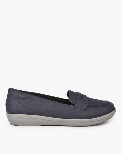 Apron-Toe Penny Loafers