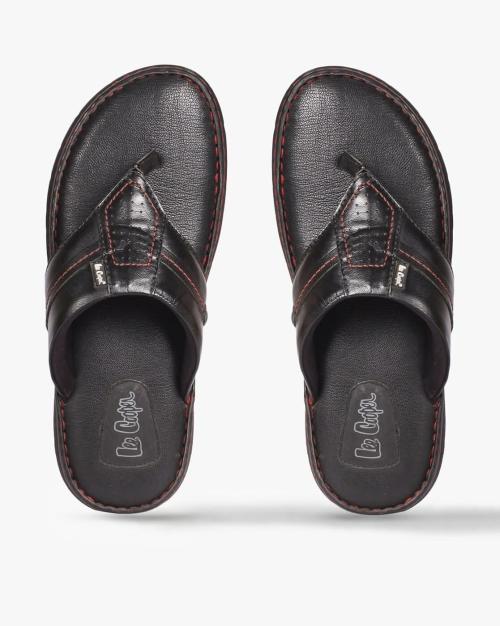 Men Thong-Strap Slip-On Sandals