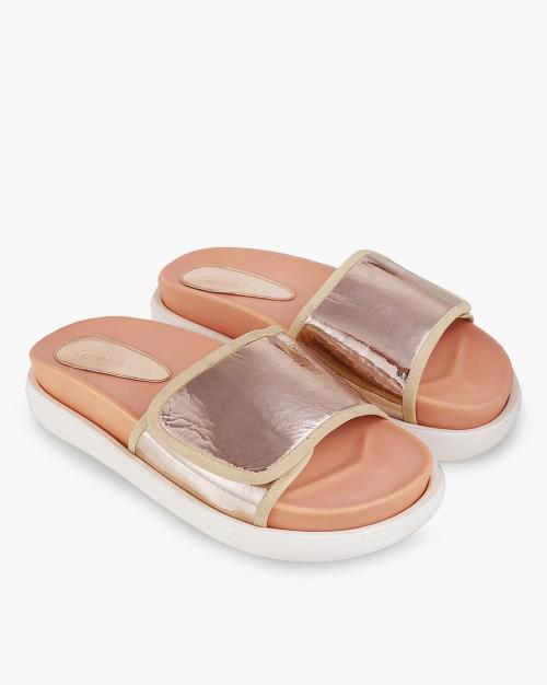 Buy Women Slides with Velcro Fastening Online at Best Prices in India