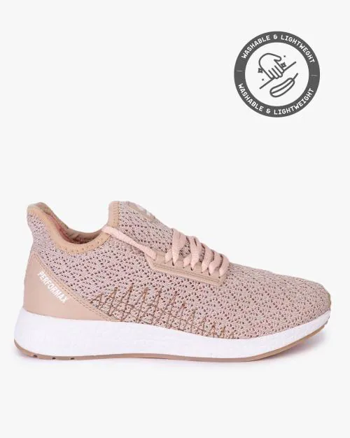 Women Low-Top Lace-Up Running Shoes