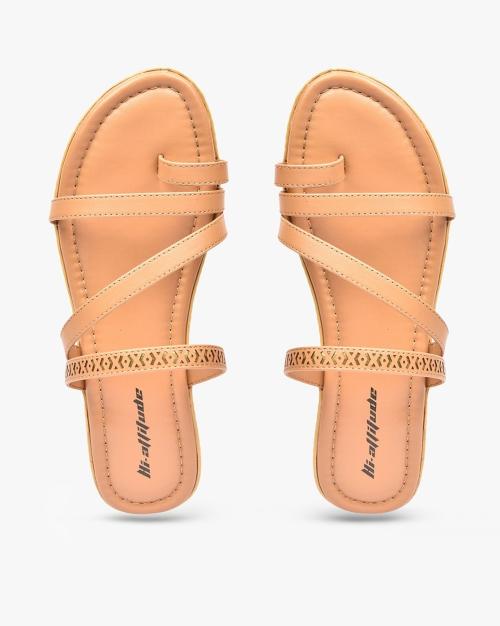 Toe-Ring Wedge Sandals