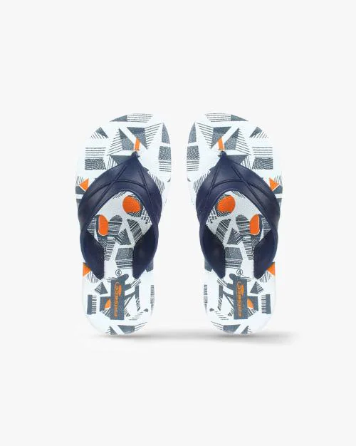 Kids Printed Thong-Strap Flip-Flops