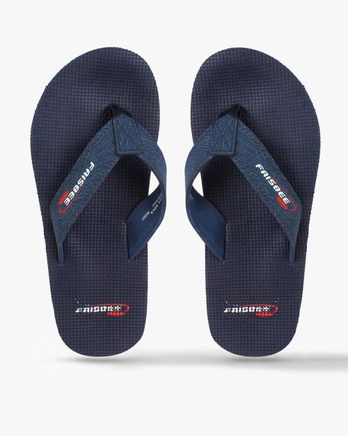Thong-Strap Flip Flops with Textured Footbed