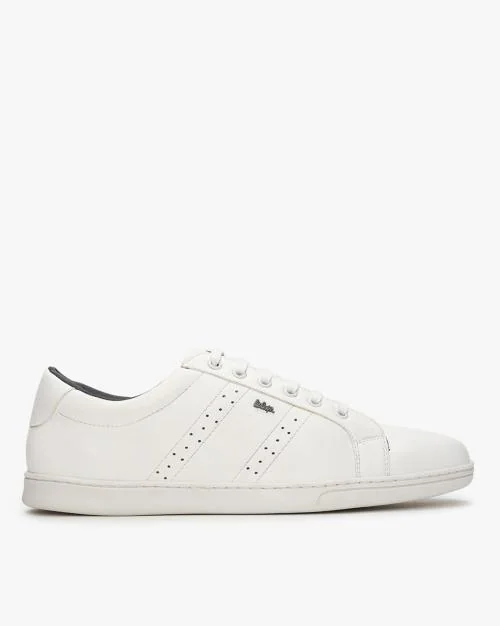 Men Round-Toe Lace-Up Sneakers