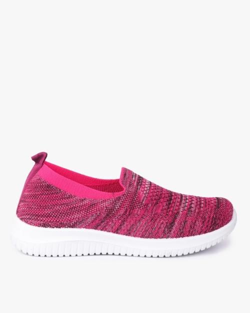 textured slip on shoes