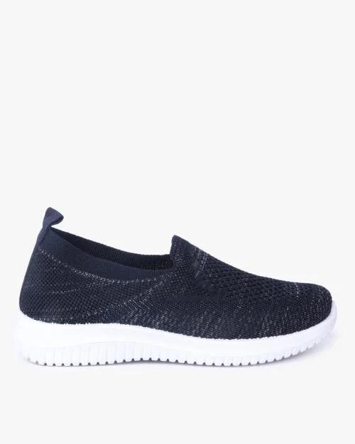 textured slip on shoes