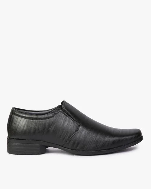 Square-Toe Slip-On Shoes