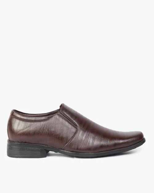 Square-Toe Slip-On Shoes