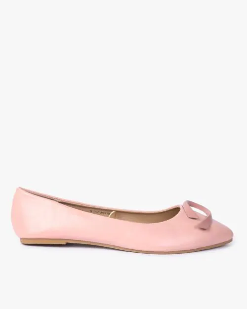Pointed-Toe Ballerina Shoes