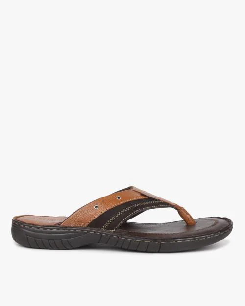 Slip-On Flat Sandals with Eyelet Accent