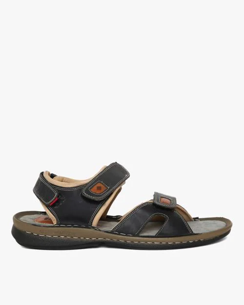 Slip-On Sandals with Velcro Fastening