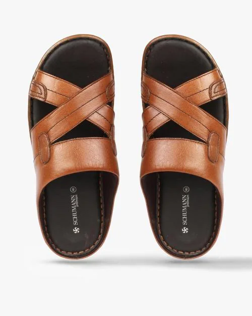 Strappy Slip-On Sandals