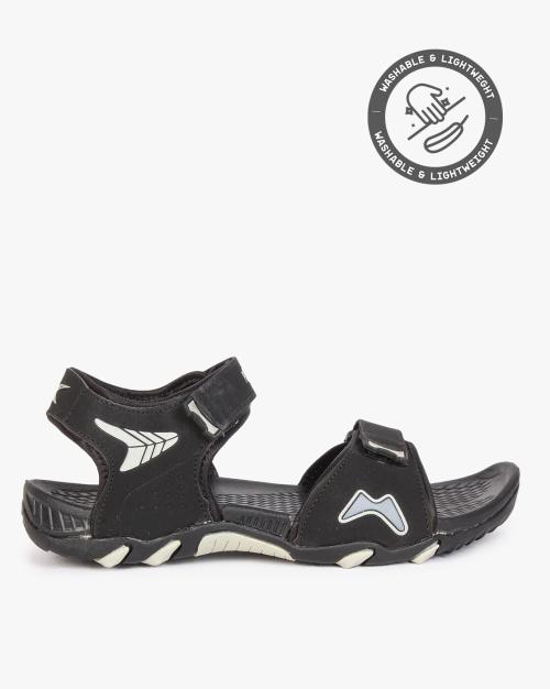 Slip-On Sandals with Velcro Fastening