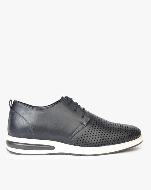 Men Low-Top Lace-Up Casual Shoes
