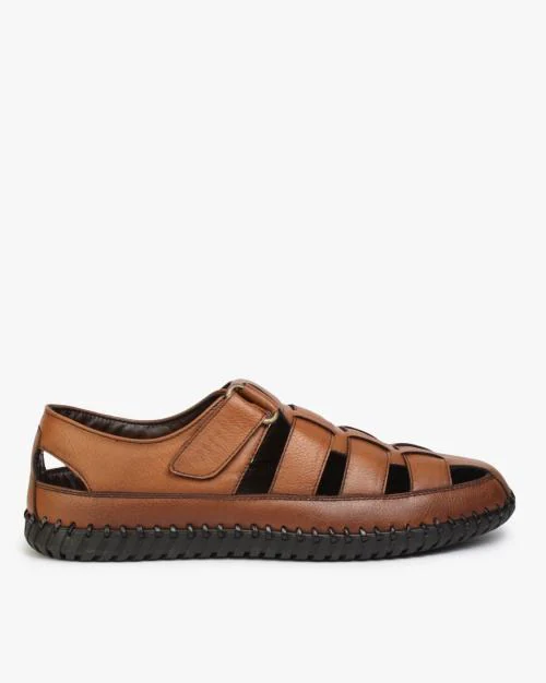 Men Shoe-Style Sandals with Velcro Closure