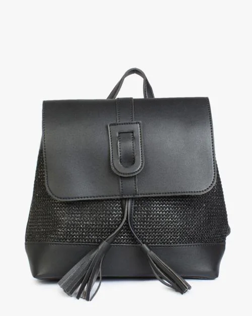 Patterned Backpack with Adjustable Straps