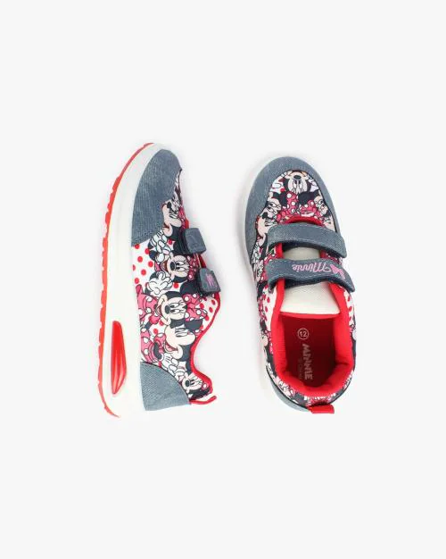 Kids Mickey-Mouse Print Round-Toe Casual Shoes