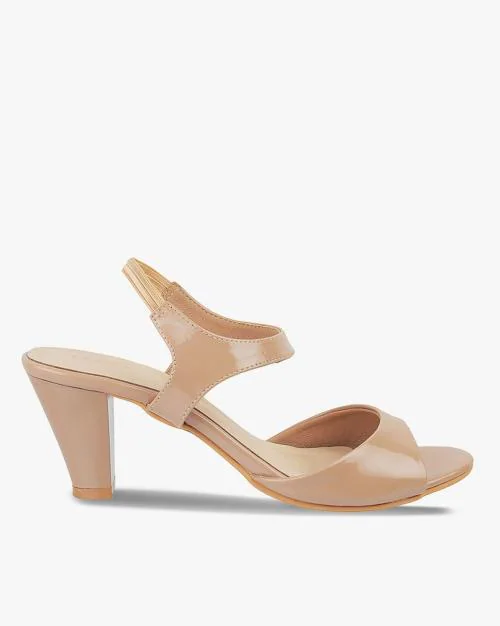 Cone Heeled Sandals