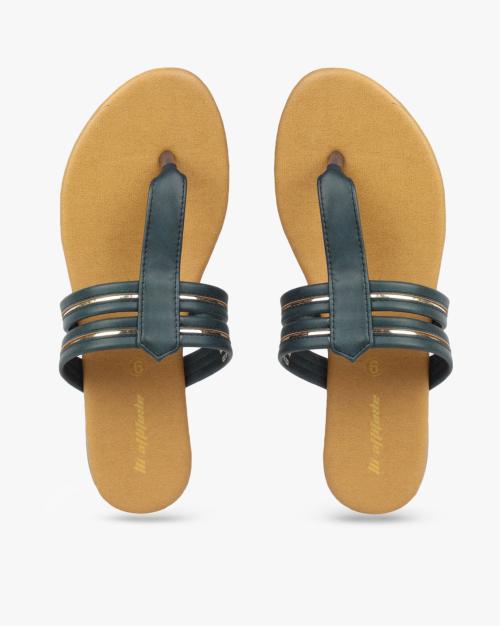 T-strap Flat Sandals