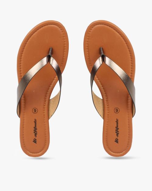 Women Wedges with Thong-Strap